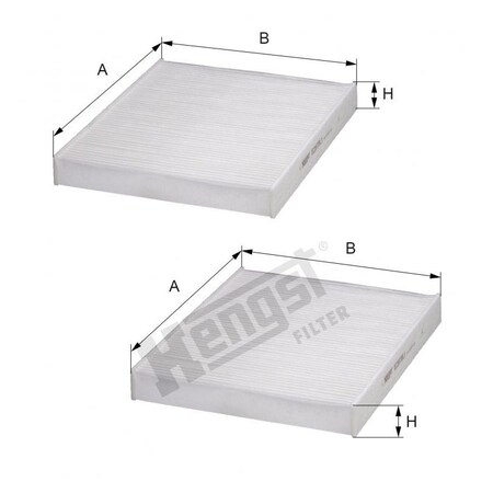 Hengst Cabin Filter, E2978Li-2 E2978LI-2